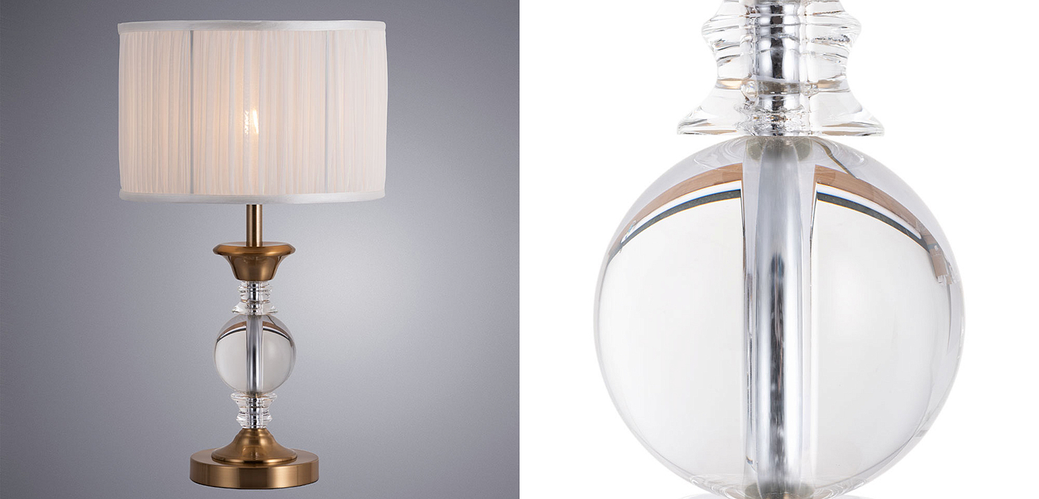 Настольная лампа Fluid glass lamp Настольная лампа Fluid glass lamp - Loft-Concept в Волгограде