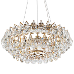 Люстра с хрустальными подвесками в форме капель Sidney Crystal Chandelier 80 варинант исполнения - 1 | Loft Concept в Волгограде