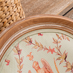 Стул из массива бука светло-зеленый с растительным орнаментом Raffael Angel Green Chair варинант исполнения - 3 | Loft Concept в Волгограде