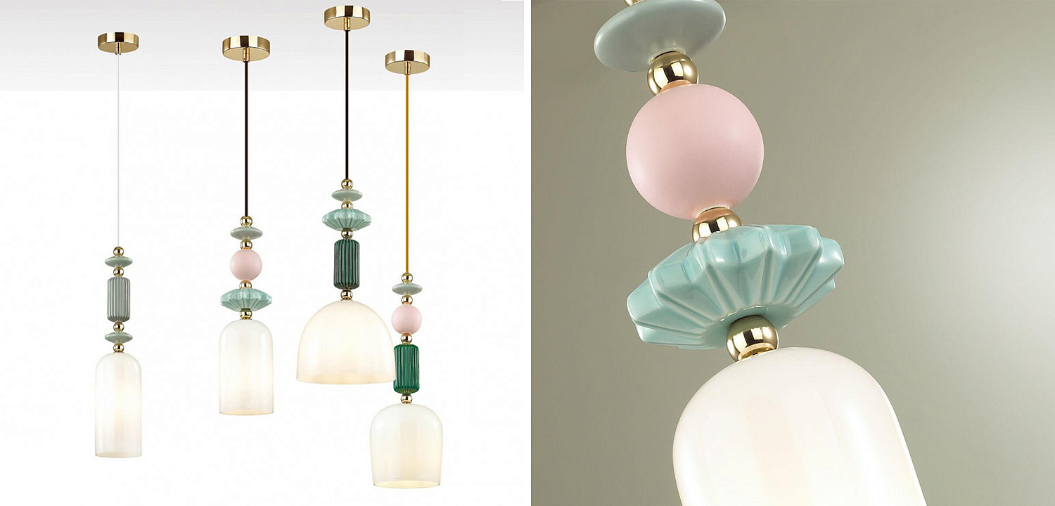 Подвесной светильник Iris hanging lamp candy Подвесной светильник Iris hanging lamp candy - Loft-Concept в Волгограде