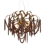 Люстра подвесная с переплетенными металлическими лентами и цепочками Atlantis Chain варинант исполнения - 1 | Loft Concept в Волгограде