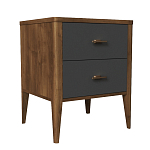 Тумба прикроватная с 2-мя ящиками Tasteful Furniture Light варинант исполнения - 4 | Loft Concept в Волгограде