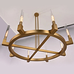 Люстра CANELLE Round Chandelier 8 Modern Brass варинант исполнения - 2 | Loft Concept в Волгограде