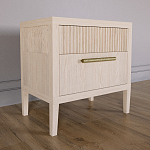 Прикроватная Тумбочка Primo с двумя ящиками Светлый дуб варинант исполнения - 2 | Loft Concept в Волгограде