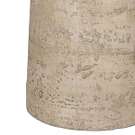 Столик приставной с круглой столешницей Textured Cream Table варинант исполнения - 4 | Loft Concept в Волгограде