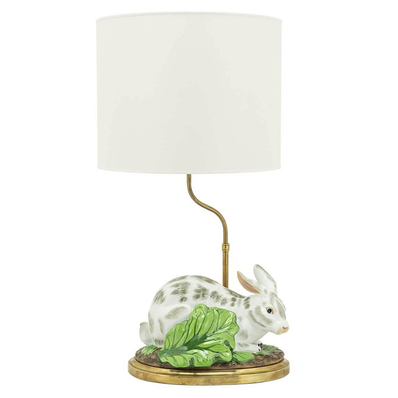 Настольная лампа ABHIKA LAMPTABLE RABBIT Зеленый Золотой Белый Настольная лампа ABHIKA LAMPTABLE RABBIT Зеленый Золотой Белый в Волгограде | Loft Concept