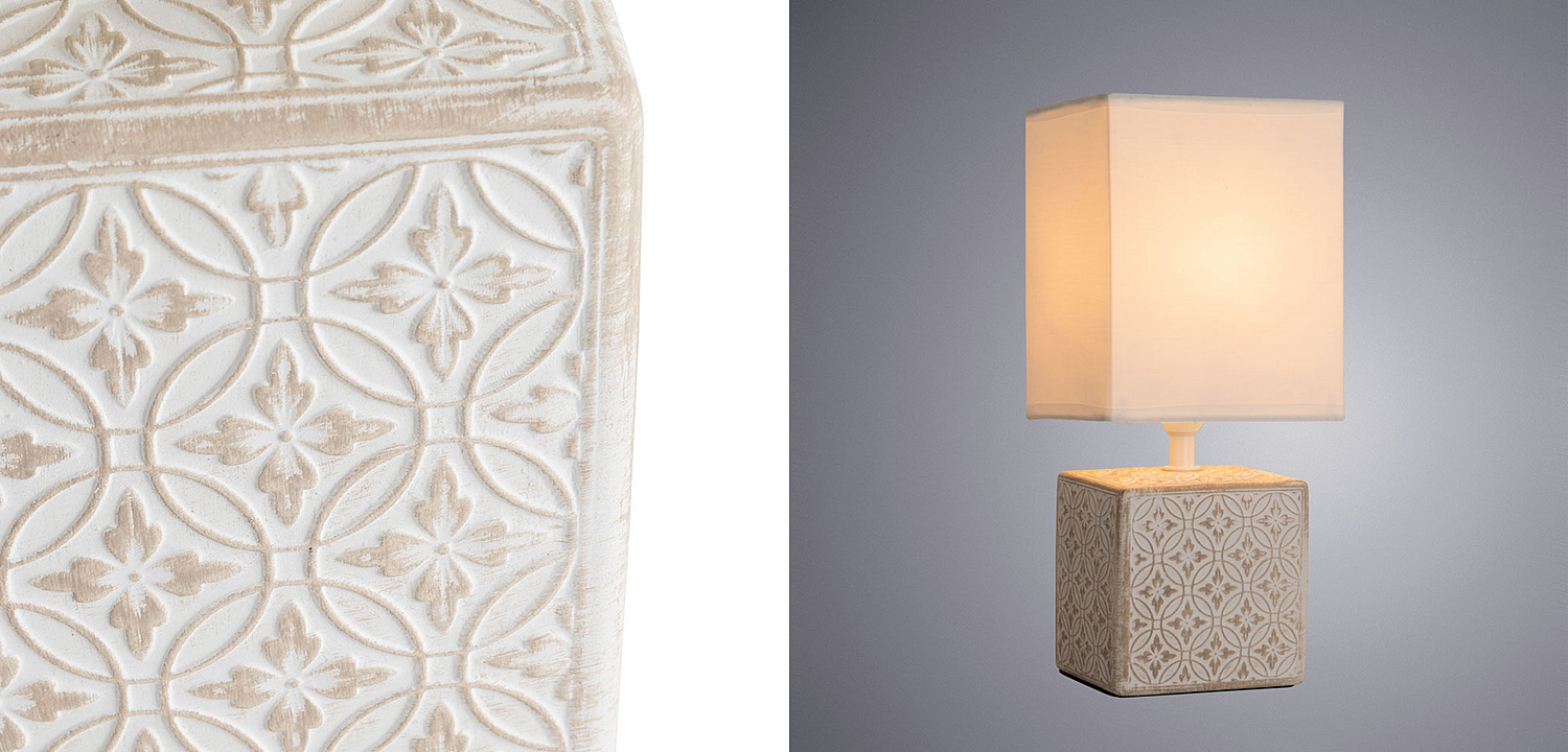 Настольная лампа Дизайнерская Lazio Ivory Table Lamp Настольная лампа Дизайнерская Lazio Ivory Table Lamp - Loft-Concept в Волгограде