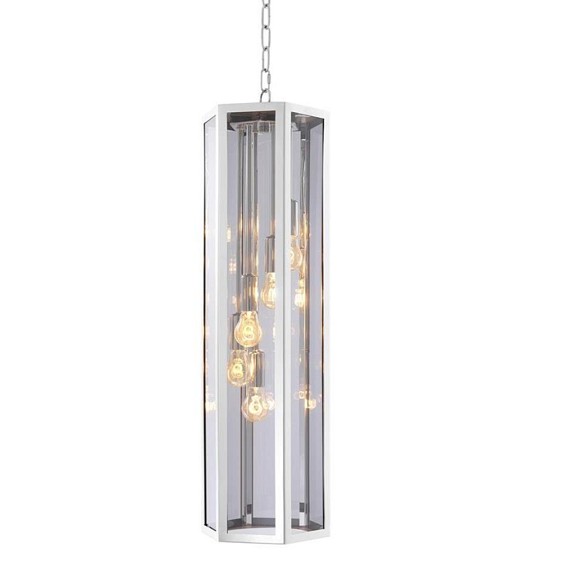 Люстра Chandelier Rondoni Nickel Никель Дымчатый (Smoke) Люстра Chandelier Rondoni Nickel Никель Дымчатый (Smoke) в Волгограде | Loft Concept