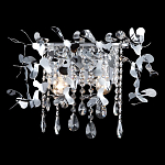 Бра с металлическими лепестками и хрустальными подвесками Leaf Cascade варинант исполнения - 2 | Loft Concept в Волгограде