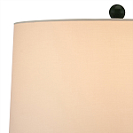 Настольная лампа зеленая с тканевым абажуром Splashes of Green Moss варинант исполнения - 3 | Loft Concept в Волгограде