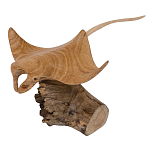 Статуэтка из дерева скат Animals of the World варинант исполнения - 1 | Loft Concept в Волгограде