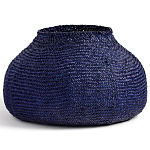 Корзина синяя Elewisa Wicker Basket варинант исполнения - 2 | Loft Concept в Волгограде