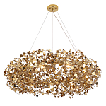 Люстра подвесная круглая с многочисленными металлическими круглыми элементами Terzani Argent варинант исполнения - 5 | Loft Concept в Волгограде