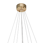 Люстра подвесная светодиодная в виде 3-х колец Lighting Rings Gold варинант исполнения - 2 | Loft Concept в Волгограде