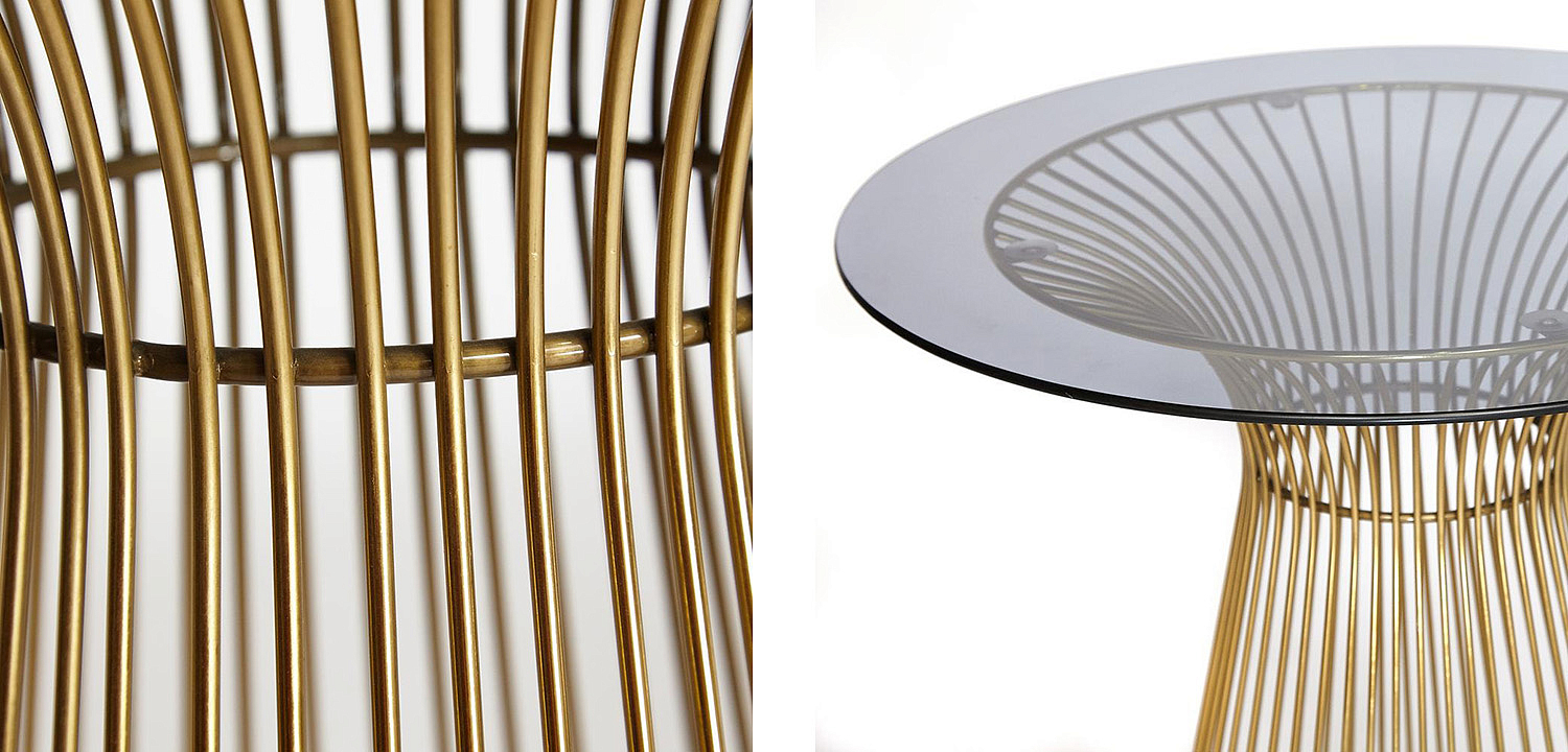 Обеденный стол Platner table gold Обеденный стол Platner table gold - Loft-Concept в Волгограде