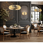 Люстра круглая с фактурными элементами в виде ракушек Inspired Sea варинант исполнения - 6 | Loft Concept в Волгограде