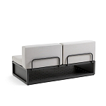 Садовый диван на каркасе из алюминия Petro варинант исполнения - 2 | Loft Concept в Волгограде