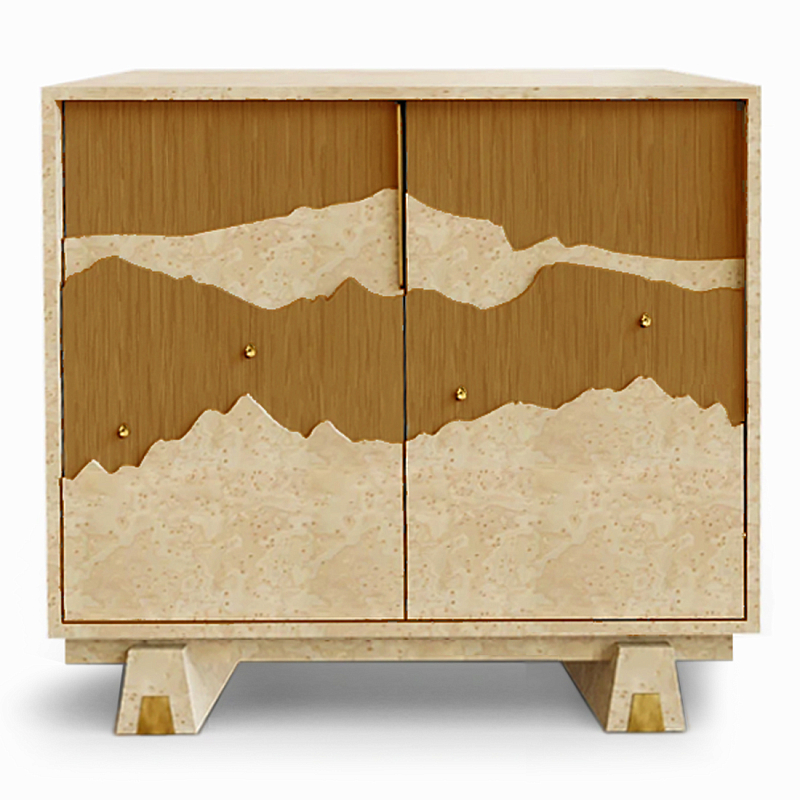 Буфет Okinawa Ginger Бежевый Горчичный Золотой в Волгограде | Loft Concept 