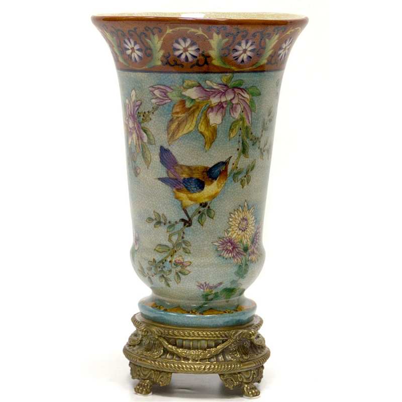 Фарфоровая ваза Vase Canary Мульти Бронза Фарфоровая ваза Vase Canary Мульти Бронза в Волгограде | Loft Concept