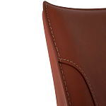 Стул коричневый из искуственной кожи на 4-х ножках Enigma Brown варинант исполнения - 4 | Loft Concept в Волгограде