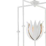 Подвесной светильник белый c абажуром в виде цветка тюльпана White Tulips варинант исполнения - 1 | Loft Concept в Волгограде