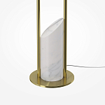 Напольный торшер светодионый золотой Lumen Duo варинант исполнения - 4 | Loft Concept в Волгограде