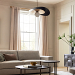 Люстра круглая с 2-мя металлическими абажурами Andromeda варинант исполнения - 6 | Loft Concept в Волгограде