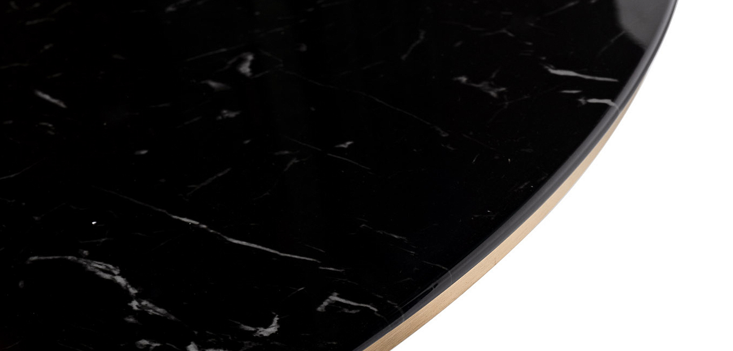 Стол Tulip black Marble 120 Стол Tulip black Marble 120 - Loft-Concept в Волгограде