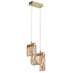 Подвесной светильник волнистой формы из фактурного стекла Wave варинант исполнения - 1 | Loft Concept в Волгограде