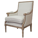 Кресло William Classical Armchair beige flax варинант исполнения - 3 | Loft Concept в Волгограде