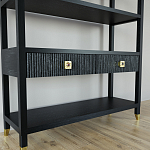 Стеллаж с двумя ящиками Elsa Dreams Black варинант исполнения - 2 | Loft Concept в Волгограде