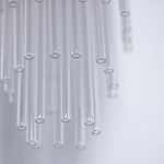 Бра с круглым основанием и длинными прозрачныи стеклянными трубками Nembus варинант исполнения - 6 | Loft Concept в Волгограде