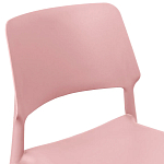 Пластиковый стул на ножках из массива бука Ferret Pink варинант исполнения - 5 | Loft Concept в Волгограде