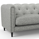 Мебельная ткань Шенилл серый цвет 138 см T4-34 варинант исполнения - 7 | Loft Concept в Волгограде