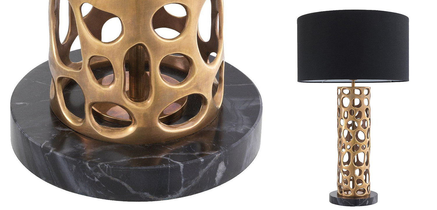Настольная лампа Eichholtz Table Lamp Dix Brass Настольная лампа Eichholtz Table Lamp Dix Brass - Loft-Concept в Волгограде