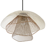 Подвесной светильник Beige Gold Mesh Lampshade Hanging Lamp варинант исполнения - 3 | Loft Concept в Волгограде
