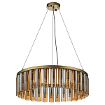 Люстра со стеклянными цилиндрическими плафонами Luminous Cylinders Amber Round варинант исполнения - 4 | Loft Concept в Волгограде