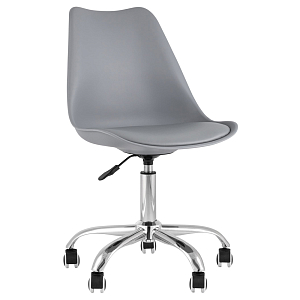 Офисный стул на металлическом основании EGGERY Grey