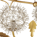 Люстра круглая с декором в виде цветков одуванчика Hanging Dandelion варинант исполнения - 1 | Loft Concept в Волгограде