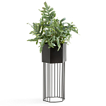 Кашпо Elevated Planters Сlive 59 черное  варинант исполнения - 2 | Loft Concept в Волгограде