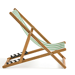 Шезлонг из акации и ткани Argentina варинант исполнения - 6 | Loft Concept в Волгограде