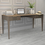 Рабочий стол коричневый с 2-мя ящиками Harper Line варинант исполнения - 2 | Loft Concept в Волгограде