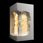 Встраиваемый в стену гипсовый светильник под покраску с колоннами и арками в античном стиле Antiquity Athena варинант исполнения - 5 | Loft Concept в Волгограде