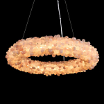 Люстра кольцевая с частичками натурального горного хрусталя Crystal Shimmer варинант исполнения - 2 | Loft Concept в Волгограде