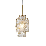 Подвесной светильник с декором из натуральной морской ракушки Iridescent Light варинант исполнения - 1 | Loft Concept в Волгограде