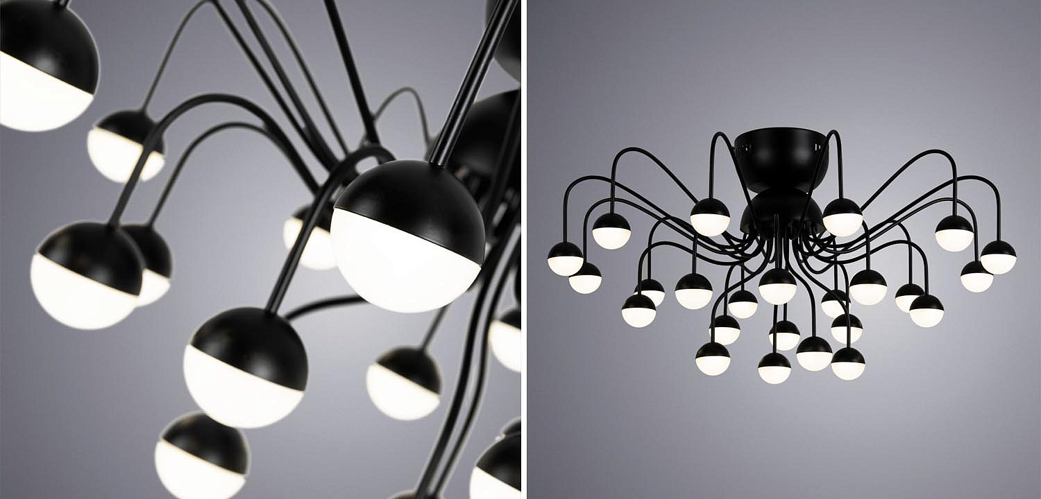 Потолочная люстра Vilelme Chandelier black Потолочная люстра Vilelme Chandelier black - Loft-Concept в Волгограде