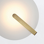 Потолочный светильник в форме плоского диска из белого матового стекла Eurofase варинант исполнения - 4 | Loft Concept в Волгограде