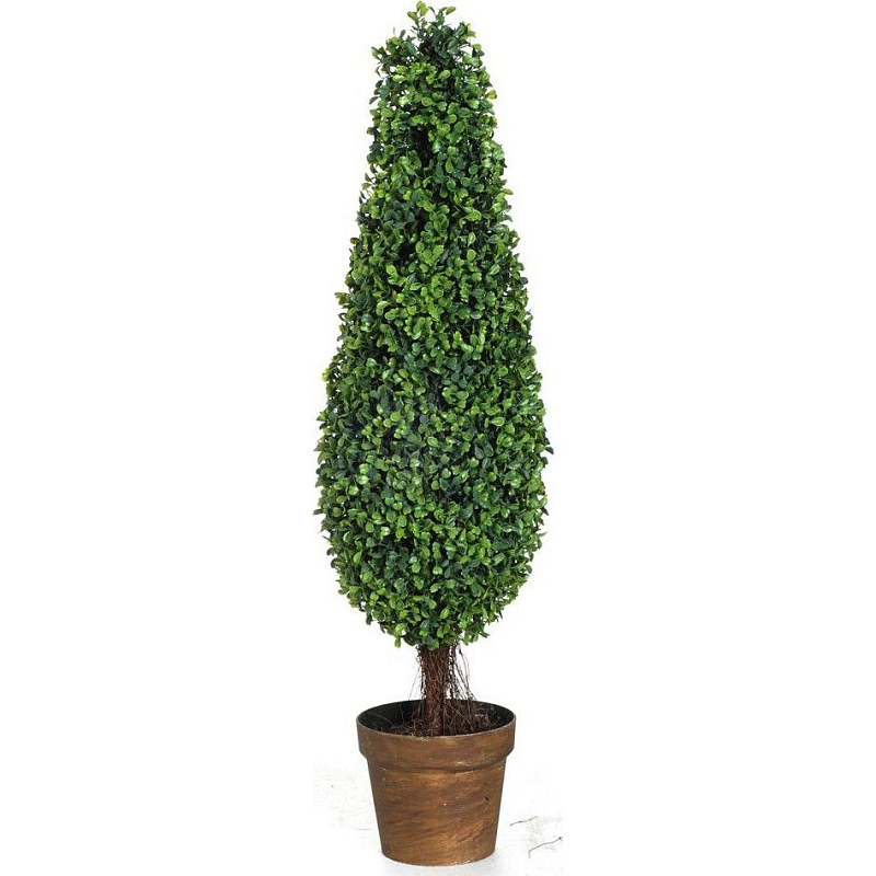 Декоративный искусственное растение Boxwood tree Зеленый Бежевый Коричневый Декоративный искусственное растение Boxwood tree Зеленый Бежевый Коричневый в Волгограде | Loft Concept