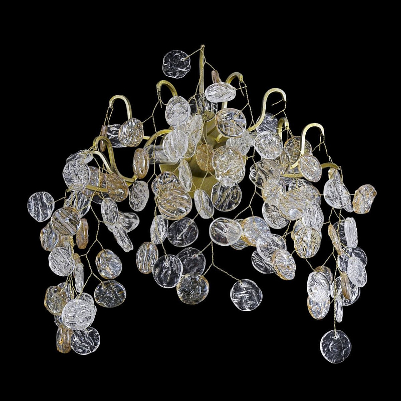 Бра FAIRYTREE Sconces Золотой Прозрачное Стекло в Волгограде | Loft Concept 