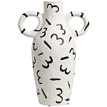 Декоративная ваза White Doodle Vase M варинант исполнения - 1 | Loft Concept в Волгограде